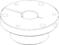 Ariens 05501216 7/8" SDS Split Taper Bushing 