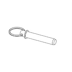 Ariens 06800136 .50" X 2.20" USAble Length Ball Pin 