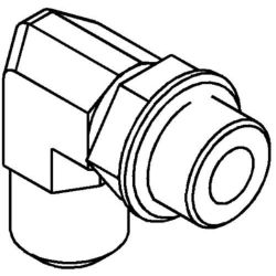 Ariens 07001535 Hydraulic Fitting 6801-8-8 