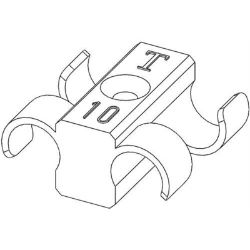 Ariens 07001712 T-Clip .38-.50 