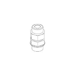 Ariens 07001713 08MAORB-08MORB Straight Hydraulic Fitting 