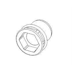 Ariens 07001805 .38-16 ZC120 Thread Insert Nut 