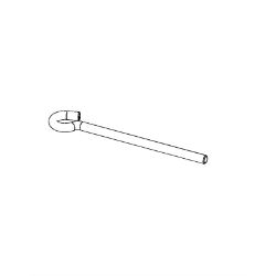 Ariens 07001814 .38-16 X 5.25" .62" Diameter Eye Bolt 
