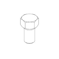 Ariens 07001825 .50-20 X 1.268" ZCC Lug Bolt 