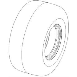 Ariens 07100123 18" X 8.50-8 Center Tire & Wheel Assembly 