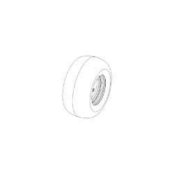 Ariens 07100234 18" X 8.50-8 Off Tire & Wheel Assembly 
