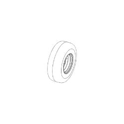 Ariens 07100809 18" X 6.5-8 4 Ply D-Shaft Tire Assembly 