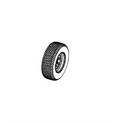 Ariens 07101113 21" X 7.00-10 Tire & Wheel Assembly 