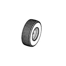 Ariens 07101129 18" X 6.50-8 Dhub Tire & Wheel Assembly 
