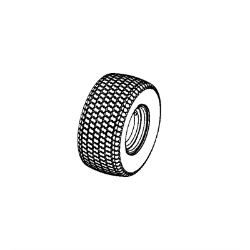 Ariens 07101130 18" X 8.50-8 Dhub Tire & Wheel Assembly 