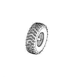 Ariens 07101207 15" X 5.00-6 Pin T2 Left Hand Tire & Wheel 
