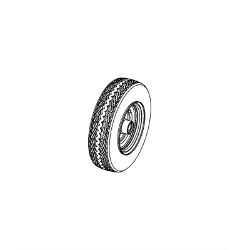 Ariens 07101210 4.8/4-8 P47 Gray Tire & Wheel Assembly 