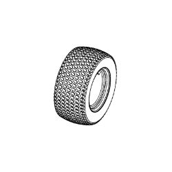 Ariens 07101211 22" X 10.50-12 K500 Tire & Wheel Assembly 