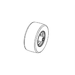 Ariens 07101226 13" X 6.50-6 Tire & Wheel Assembly 