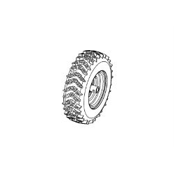 Ariens 07101229 13" X 4.00-6 Pin T2 Right Hand Tire & Wheel 