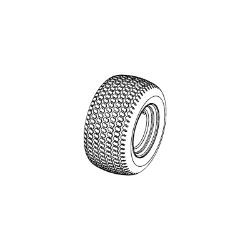 Ariens 07101313 20" X 12.00-10 Tire & Wheel Assembly 
