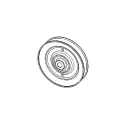 Ariens 07300528 .38" ID X 4.00" OD V-Idler Sheave 