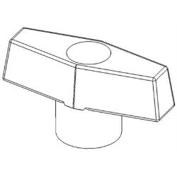 Ariens 07500228 .31-18 UNC Wing Knob 