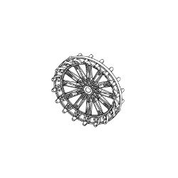 Ariens 07500408 Large Track Drive Sprocket 