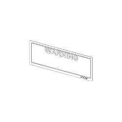 Ariens 07731400 Mower Pan Danger Decal 