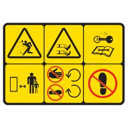 Ariens 07800340 Mower Deck Safety Decal 