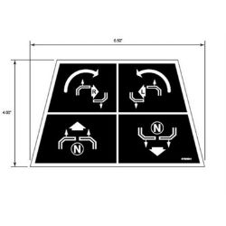 Ariens 07800541 Steering Decal 