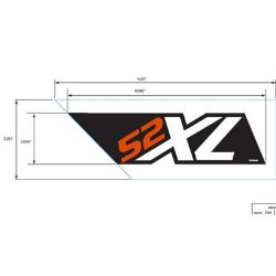 Ariens 07800646 52XL Left Hand Side Panel Decal 