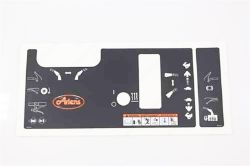 Ariens 08000016 Hand Warmer Control Decal 