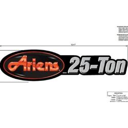 Ariens 08000906 25 Ton Ariens Logo Decal 