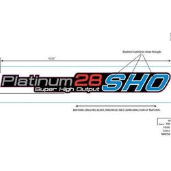 Ariens 08001023 Platinum 28 SHO Dash Decal 