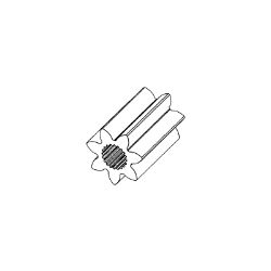 Ariens 09154200 7 Tooth Pinion Gear w/ Spline 
