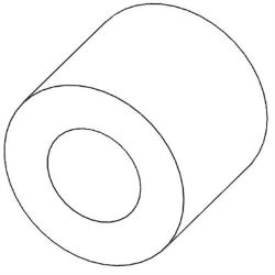 Ariens 09293600 .516" X 1.000" X .875" Spacer 