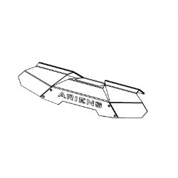 Ariens 51531300 Ikon Foot Rest Kit w/ Decal 
