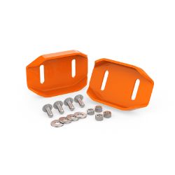 Ariens 72101100 Orange Steel Skid Shoe Kit w/ Mounting Hardware 