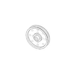 Ariens GDA10032 4.5" X .375" Flat Pulley w/ Bearing 
