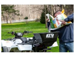 Buyers Products ATVS100 Horizontal Mount 100 lb. Capacity All Purpose ATV Spreader - BUY ATVS100