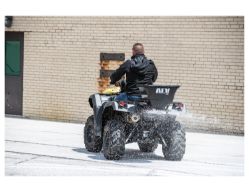 Buyers Products ATVS100 Horizontal Mount 100 lb. Capacity All Purpose ATV Spreader - BUY ATVS100