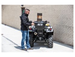 Buyers Products ATVS100 Horizontal Mount 100 lb. Capacity All Purpose ATV Spreader - BUY ATVS100