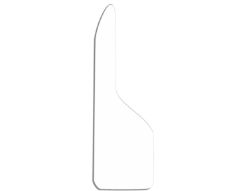 Buyers Products B1237PPW White Poly Fender Guards - 12" W x 37" H - Pair - BUY B1237PPW