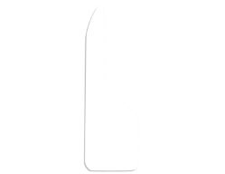 Buyers Products B1237PPW White Poly Fender Guards - 12" W x 37" H - Pair - BUY B1237PPW