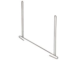 Buyers Products B2436ASBC Chrome Mudflap Anti-Sail Brackets 20-3/4"H x 24-1/2"W - BUY B2436ASBC