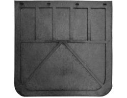 Buyers Products B24LP 1/4" Heavy-Duty Rubber Mudflaps - 24" W x 24" H - Pair - BUY B24LP