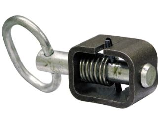 Buyers Products B2598H 5/8" Spring Latch with Plain Tube - 4.68" L x 2.53" W 