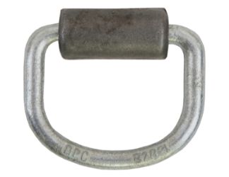 Buyers Products B28F Zinc Plated Heavy-Duty Rope Ring with Forged Weld-On Bracket 