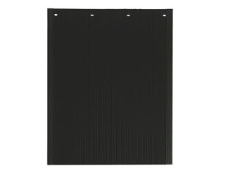 Buyers Products B30PSRPB Black Polymer Spray Reducing Mudflaps - 24" W x 30" H - Pair 