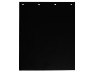 Buyers Products B24PSRPB Black Polymer Spray Reducing Mudflaps - 24" W x 24" H - Pair 
