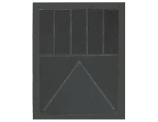 Buyers Products B36SRP 1/2" Heavy Anti-Spray Rubber Mud Flaps - 24" x 36" - Pair 