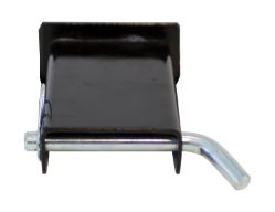 Buyers Products B32SP Black Powder Coated Forged Stake Pocket D-Ring with 3/8" Ring & 1/2" Pin - BUY B32SP