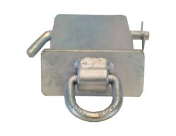 Buyers Products B32SP Black Powder Coated Forged Stake Pocket D-Ring with 3/8" Ring & 1/2" Pin - BUY B32SP