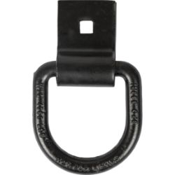 Buyers Products B38S Single Bolt Mounted 1/2" Forged D-Ring with Integral Bracket 